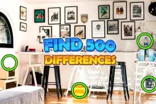 Find 500 Differences icon