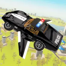 Flying Car Game Police Games icon