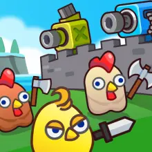 Merge Cannon: Chicken Defense icon