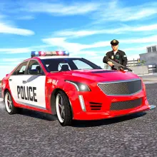 Prawdziwy symulator policjanta samochodu policyjnego